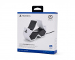 Twin Charging Station til DualSense Wireless Controllers Ladestasjon - Hvit