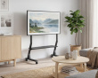 TV-stativ på hjul - 45”-90” - Svart
