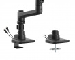 Skjermstativ 20kg Heavy-Duty 17”-49” Svart med USB-porter - 1 Skjerm