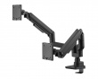 Skjermstativ 20kg Heavy-Duty 17”-35 Svart med USB-porter - 2 Skjerm