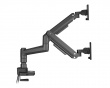 Skjermstativ 20kg Heavy-Duty 17”-35 Svart med USB-porter - 2 Skjerm