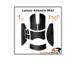 PXP Grips til Lamzu Atlantis Mini - Svart