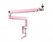 Low-Profile Boom Arm Stand - Rosa Mikrofonstativ