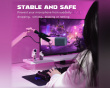 Low-Profile Boom Arm Stand - Rosa Mikrofonstativ