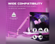 Low-Profile Boom Arm Stand - Rosa Mikrofonstativ