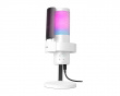 AMPLIGAME A9 USB Gaming Mikrofon RGB - Hvit
