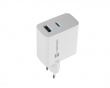 Ribera GaN USB-A & USB-C Lader - 45W - Hvit