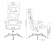 SpineX V2 Ergonomisk Kontorstol - Grå