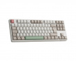 5087B TKL Plus 9009 Retro Trådløst RGB Hotswap Tastatur [CS Wine Red]