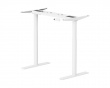 Premium Desk Frame - Elektrisk Hev og Senkbart Understell - Hvit