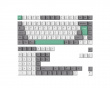 PBT Keycap set ISO Nordic - Gray White Mint