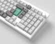 PBT Keycap set ISO Nordic - Gray White Mint