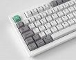 PBT Keycap set ISO Nordic - Gray White Mint