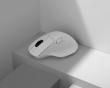 M6 4K Ergonomisk Trådløs Mus - Hvit