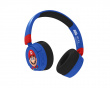 Super Mario Junior Bluetooth On-Ear Trådløse Hodetelefoner - Blå