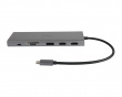 USB-C Dockningsstation med 12 Porter - Grå