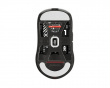 X2-H High Hump Trådløs Spillmus - Mini - Clear Black - Limited Edition