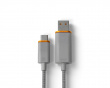 USB-C Gaming Kabel 2m - Lysegrå