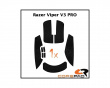 Soft Grips til Razer Viper V3 Pro - Hvit