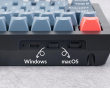 V1 Max 75% QMK RGB Hotswap Trådløst Tastatur [Gateron Jupiter Brown] - ISO