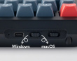 V6 Max QMK RGB Hotswap Trådløst Tastatur [Gateron Jupiter Brown] - ISO