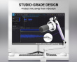 K688 USB / XLR Mikrofon - Dynamisk Mikrofon - Hvit