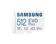 EVO Plus microSDXC UHS-I U3 512GB & SD adapter - Minnekort