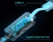 UE300 Ethernet-adapter, USB-A 3.0 til RJ45