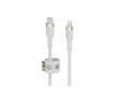 PRO Flex USB-C til Lightning Kabel - 2m - Hvit
