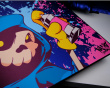 Gecko Tapis de souris de jeu - NachoCustomz - Graffiti
