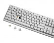 Zero 6108 Trådløst RGB-tastatur - Hvit [Cherry MX2A Speed Silver]