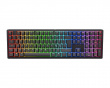 Zero 6108 Trådløst RGB-tastatur - Svart [Cherry MX2A Speed Silver]