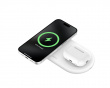 Boost Charge Pro 2-in-1 Qi2 Magnetisk Ladepute - Hvit