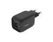 Boost Charge 65W USB-C Vegglader - 2-port - Svart