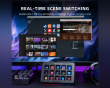 AMPLIGAME D6 Stream Controller - Streaming Deck - Svart