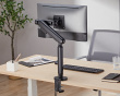 Flexy Monitor Arm 11kg USB-Ports 17”-35” Svart - Skjermstativ