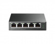 SG1005P Metall Nettverk Switch 5-Ports Unmanaged (4-PoE), 10/100/1000Mbps