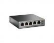 SG1005P Metall Nettverk Switch 5-Ports Unmanaged (4-PoE), 10/100/1000Mbps