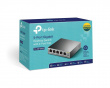 SG1005P Metall Nettverk Switch 5-Ports Unmanaged (4-PoE), 10/100/1000Mbps