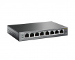 SG108PE Metall 8-Port Gigabit Nettverk Switch med 4-Port PoE+, 10/100/1000Mbps