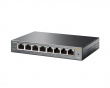 SG108PE Metall 8-Port Gigabit Nettverk Switch med 4-Port PoE+, 10/100/1000Mbps