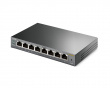 SG108PE Metall 8-Port Gigabit Nettverk Switch med 4-Port PoE+, 10/100/1000Mbps