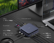 USB-C Dual 4K HDMI Dock - Blå