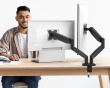 Ergonomic Dual Monitor Mount - Skjermstativ - 2 Skjermer