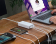 GaN PD USB-C-lader - 3-port - 185W