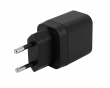 20W USB-C Vegglader - Svart