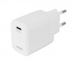 20W USB-C Vegglader - Hvit