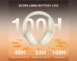 X3 Bluetooth ANC Hodetelefoner Over-Ear - Hvit
