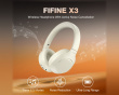 X3 Bluetooth ANC Hodetelefoner Over-Ear - Hvit