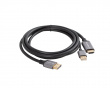 HDMI til DisplayPort Kabel 4K Svart - 1.8m